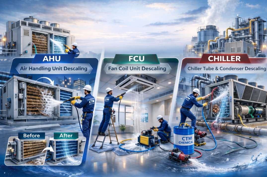 AHU FCU Chiller Descaling Services