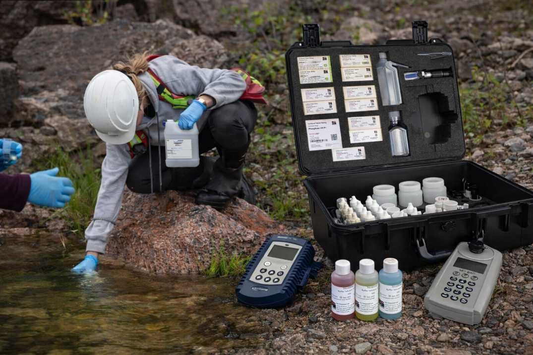 On site water analysis testing